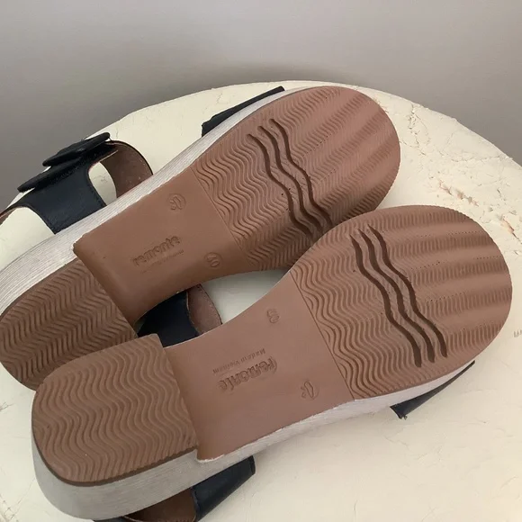 Like New- Remonte Leather Block Heel/ Platform Sandals - Picture 8 of 12